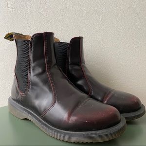 Dr. Martens Chelsea Boots Dark Red 5.5